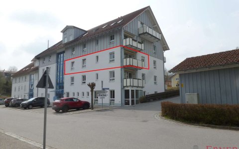 Vorderansicht markiert